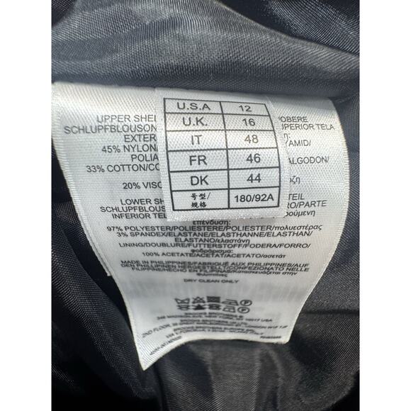 Brooks Brothers Sequin Bodice Sheath Dress Black Classic Cocktail SZ 12 - Picture 9 of 11